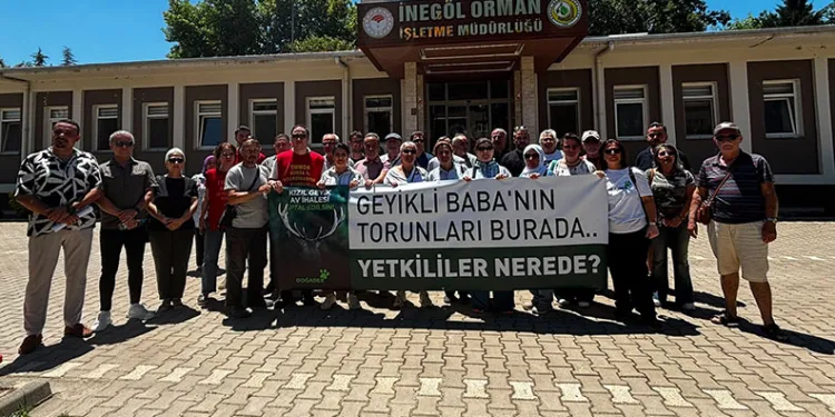 İnegöl’de DOĞADER’den kızıl geyik ihalesine tepki