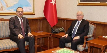 Bakan Güler, Ankara Valisi Canbolat’ı kabul etti