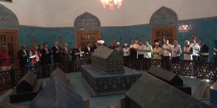 Bursa’da Sultan Çelebi Mehmed Han, vefatının 605. yılında dualarla anıldı