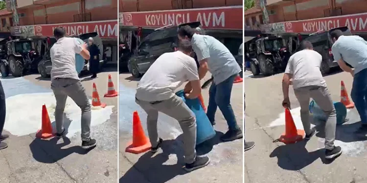 Belediye önüne süt dökme eyleminin ardındaki gerçek ortaya çıktı