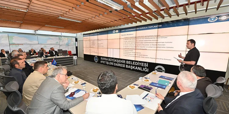 Bursa’nın afet planı AKOM’da masaya yatırıldı