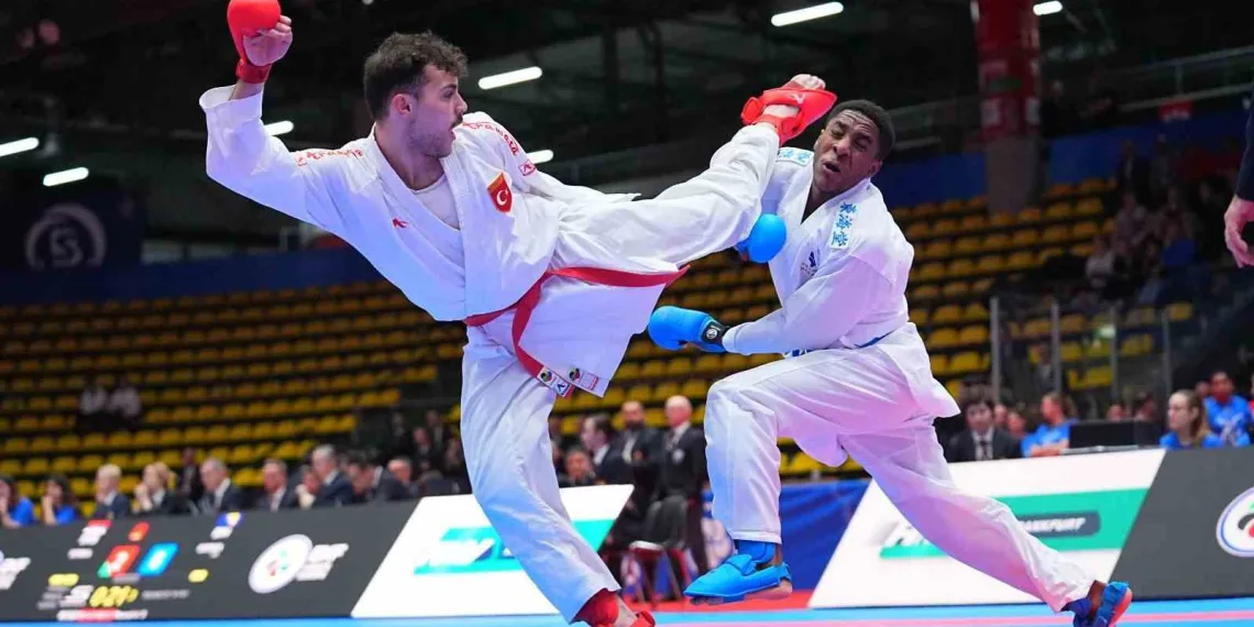 Karate şampiyonasında Avrupa ikinci oldu