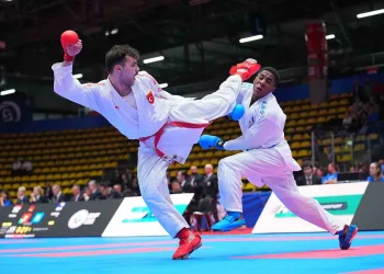 Karate şampiyonasında Avrupa ikinci oldu