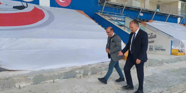Kazımkarabekir Stadı Süper Lige hazırlanıyor