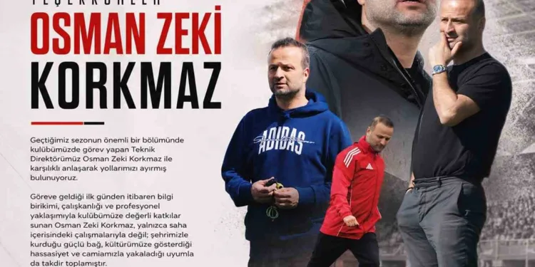 Vanspor, Osman Zeki Korkmaz ile yollarını ayırdı