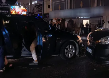 İnegöl’de zincirleme kaza: 5 yaralı
