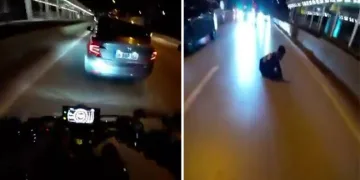 Sollamak isterken otomobile çarptı: Motosikletteki 2 kişi ölümden döndü