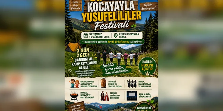 31. Geleneksel Kocayayla Yusufelililer Festivali başlıyor