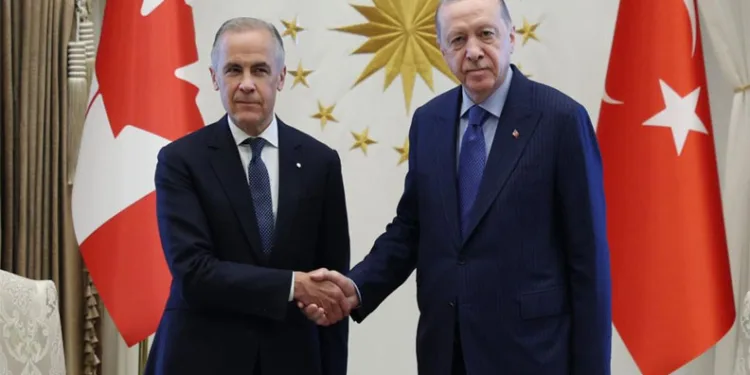 Cumhurbaşkanı Erdoğan, Kanada Başbakanı Carney ile bir araya geldi