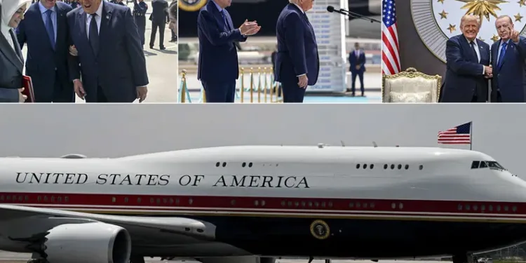 Trump Ankara’da: Erdoğan havalimanında karşıladı