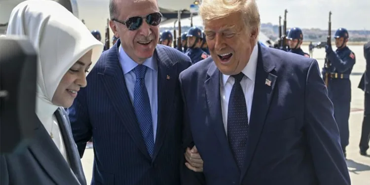 Erdoğan ile Trump’ın samimi görüntüleri dünya basınında gündem oldu