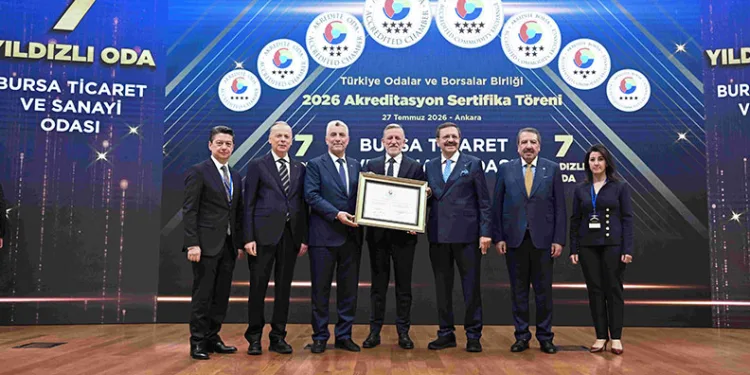 BTSO’nun hizmet kalitesine 7 yıldızlı tescil