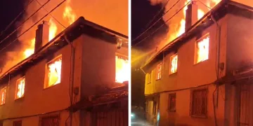 Bursa’da otluk alanda yangın