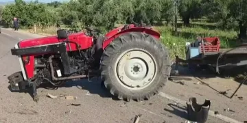 Bursa’da traktör kazası: 2 yaralı