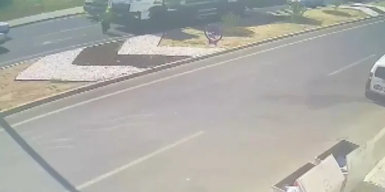 Beton mikserinin altında kaldı, kaza anı görüntüleri ortaya çıktı