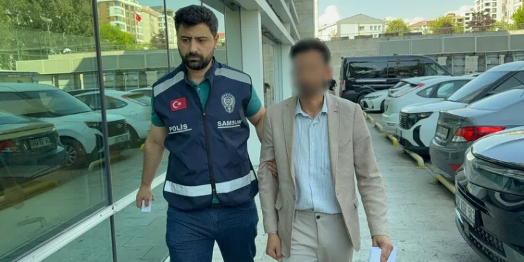 Ayvacık’ta araç yangını