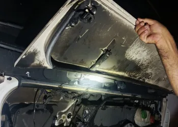 Hakkâri’de çöp sıkıştırma kamyonu yandı