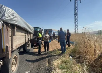 Samsun’da devrilen motosikletteki 2 kişi yaralandı