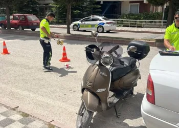 Tavşanlı’da motosiklet kazası, 1 yaralı