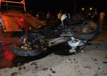 Tavşanlı’da motosiklet kazası, 1 yaralı
