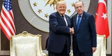 Beyaz Saray, Trump ile Cumhurbaşkanı Erdoğan’ın fotoğrafını paylaştı