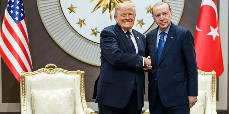 Beyaz Saray, Trump ile Cumhurbaşkanı Erdoğan’ın fotoğrafını paylaştı
