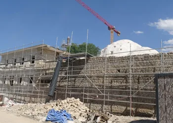 Depremde hasar gören 150 yıllık tarihi hamam yeniden ayağa kaldırılıyor
