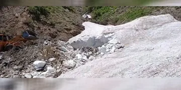 Bingöl’de yazın ortasında kar temizliği