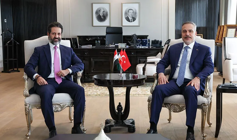 Bakan Fidan, IKBY Başbakan Yardımcısı Talabani ile görüştü