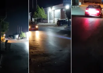 Drift atan araç polisten kaçtı, cezadan kaçamadı