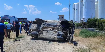 Takla atan otomobildeki 7 yaşındaki çocuk hayatını kaybetti