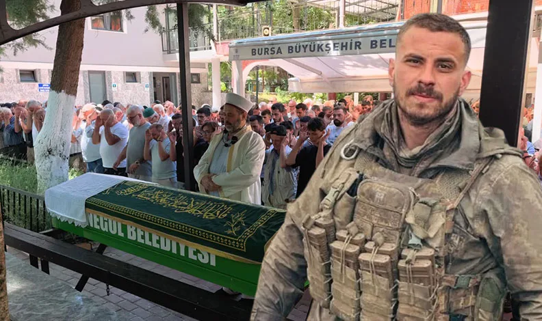 Genç uzman çavuş, gözyaşlarıyla son yolculuğuna uğurladı