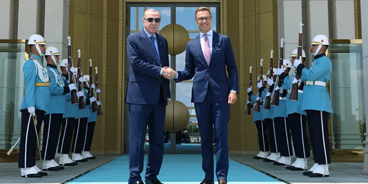 Cumhurbaşkanı Erdoğan, Finlandiya Cumhurbaşkanı Stubb ile görüştü