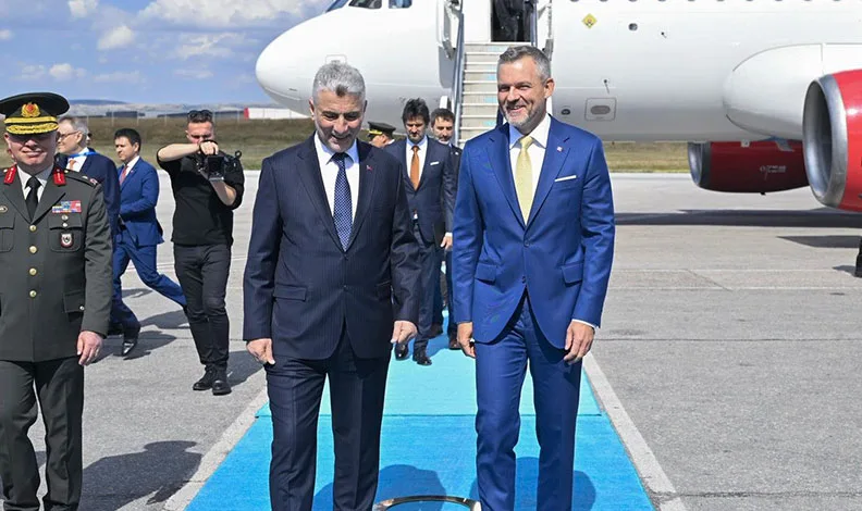 Slovakya Cumhurbaşkanı Pellegrini ve Slovenya Başbakanı Jansa Ankara’da