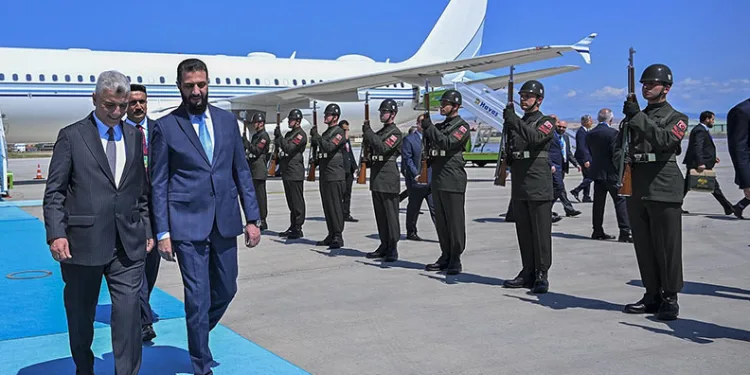 Suriye Cumhurbaşkanı Şara Ankara’da