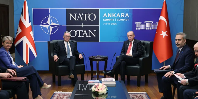 Cumhurbaşkanı Erdoğan, İngiltere Başbakanı Starmer ile bir araya geldi