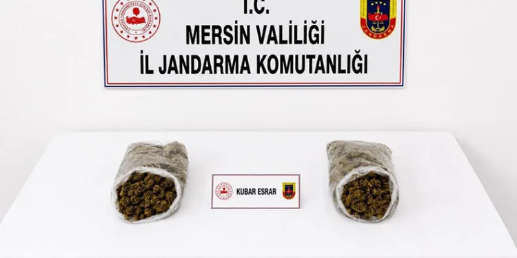 Mersin’de jandarmadan uyuşturucu operasyonu: 2 tutuklama