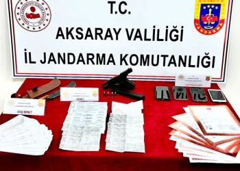 Aksaray’da tefeci operasyonu: 1 tutuklama