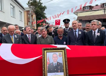 Eskişehir’de şehit olan uzman çavuş Samsun’da toprağa verildi