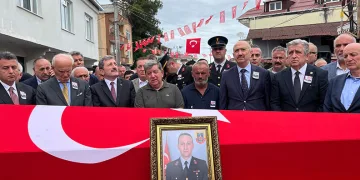 Eskişehir’de şehit olan uzman çavuş Samsun’da toprağa verildi