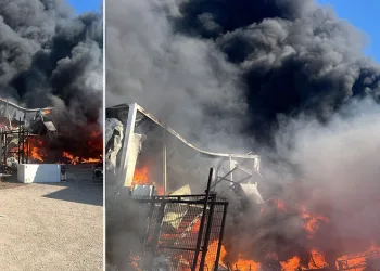 Küçükbalıklı’daki hurdalık yine yandı vatandaşlar kalıcı çözüm istiyor