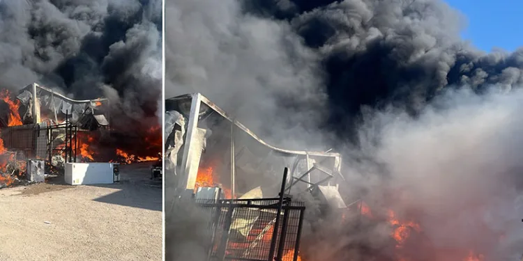 Küçükbalıklı’daki hurdalık yine yandı vatandaşlar kalıcı çözüm istiyor