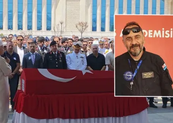 Ankara’da helikopter kazasında hayatını kaybeden pilot son yolcuğuna uğurlandı