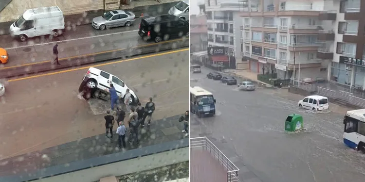 Başkentte sağanak hayatı felç etti