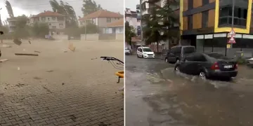 Tokat’ta fırtına ve sağanak hayatı olumsuz etkiledi
