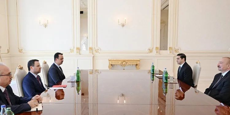 Adalet Bakanı Gürlek, Azerbaycan Cumhurbaşkanı Aliyev tarafından kabul edildi