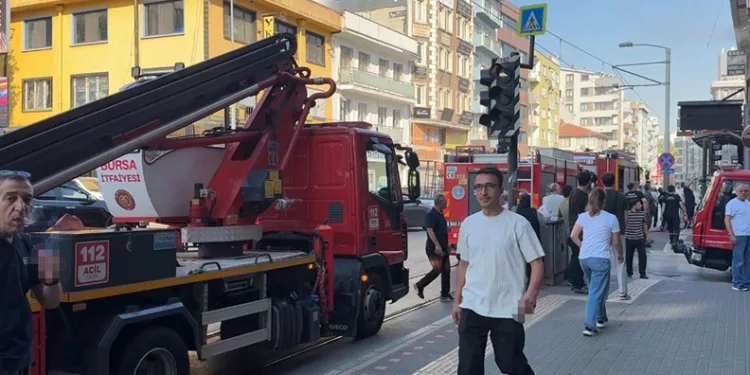 Bursa’da baca yangını paniği