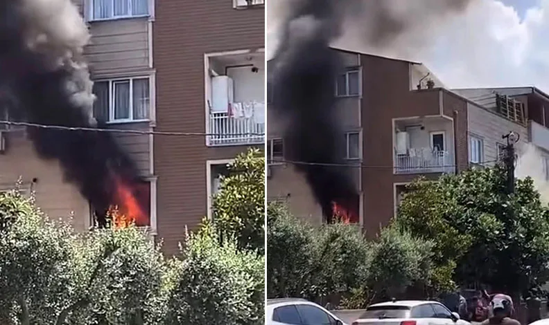 Bursa’da ev alevlere teslim oldu