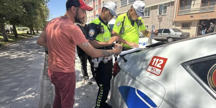 Sahte plakalı kamyonetin sürücüsüne 180 bin TL ceza