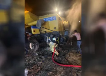 Biçerdöverde çıkan yangın itfaiye ekiplerince söndürüldü
